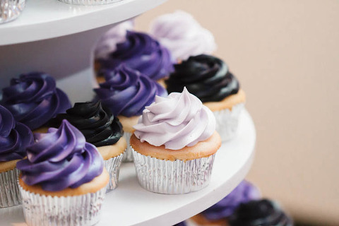 Purple Wedding Cake