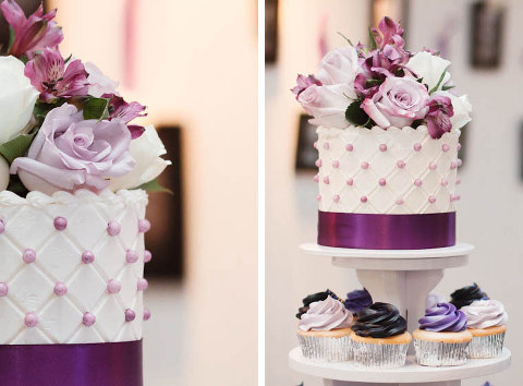 Purple Wedding Cake