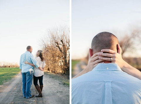 rustic engagement pictures