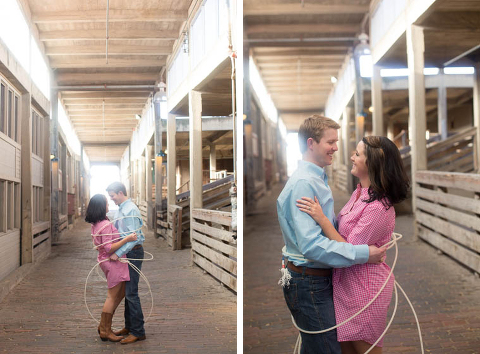 Fort Worth Stock Yards Engagement Photographer
