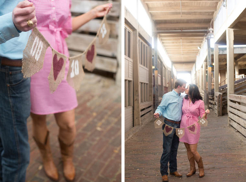 Fort Worth Stock Yards Engagement Photography