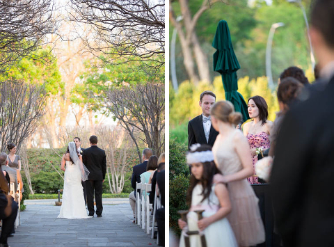 Dallas Arboretum Crape Myrtle Allee Wedding