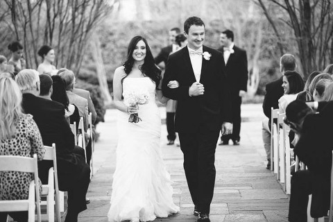 Dallas Arboretum Crape Myrtle Allee Wedding Photographer