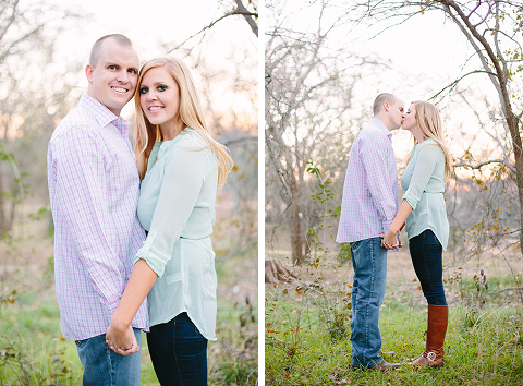 Grapevine Botanical Gardens Engagement Photography