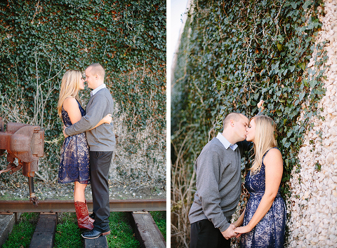Grapevine Botanical Gardens Engagement Photos