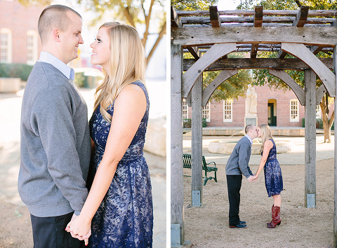 Grapevine Main Street Engagement Pictures