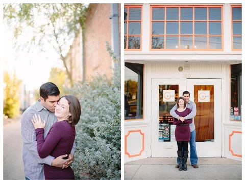 Ashleigh & Matt’s Bishop Arts District Engagment Session | Dallas